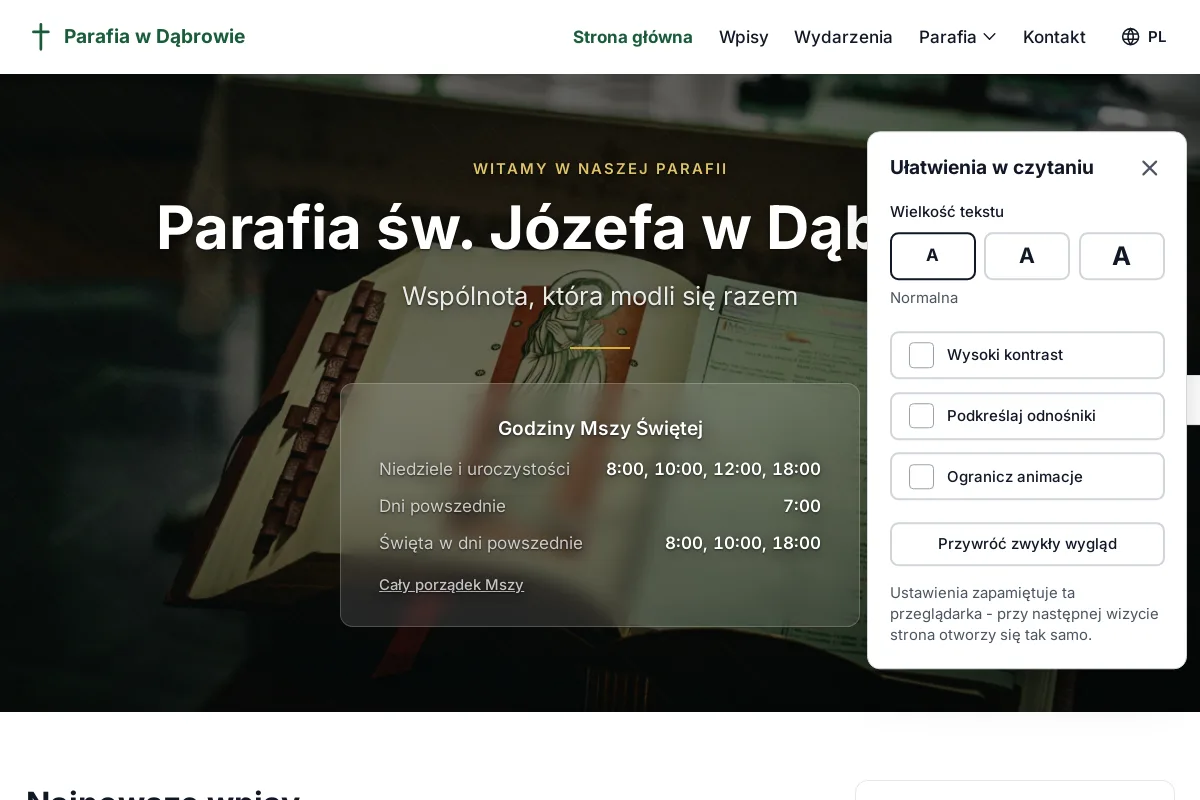 Dostępność